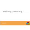 Developing questioning in the curriculum