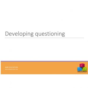 Developing questioning in the curriculum