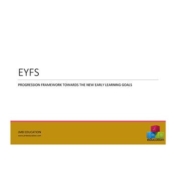 EYFS Progression framework