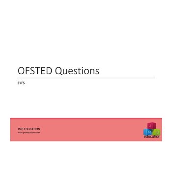 OFSTED Inspection question packs - EYFS